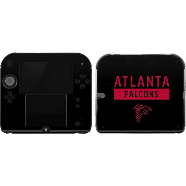 NFL Atlanta Falcons Black Performance Series Nintendo Skins