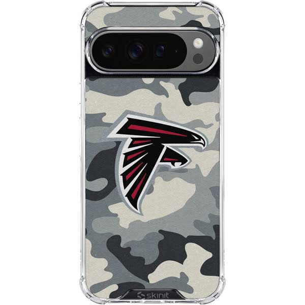 NFL Atlanta Falcons Camo Google Pixel 10 Pro Clear Case