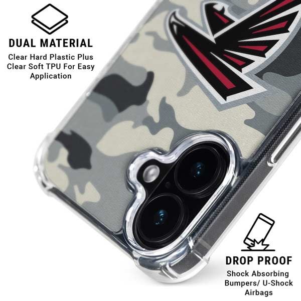 NFL Atlanta Falcons Camo iPhone 17 MagSafe Case