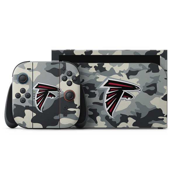NFL Atlanta Falcons Camo Nintendo Switch 2 (2025) with Joy-Con Skin