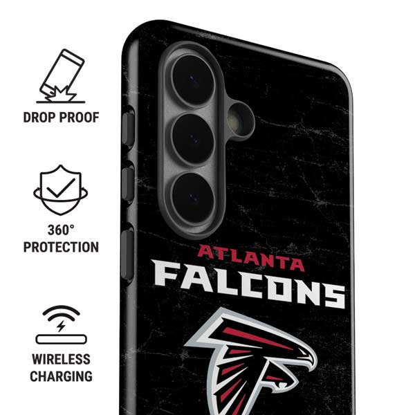 NFL Atlanta Falcons Distressed Galaxy S26 Impact Case