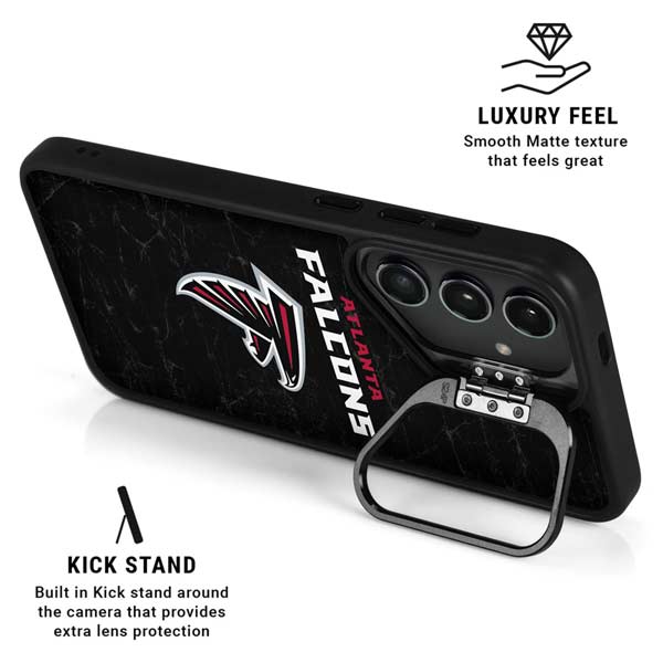 NFL Atlanta Falcons Distressed Galaxy S26 Ultra Kickstand Case