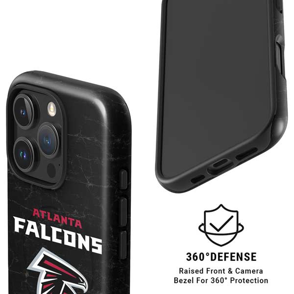 NFL Atlanta Falcons Distressed iPhone 16 Pro Max Magsafe Impact Case