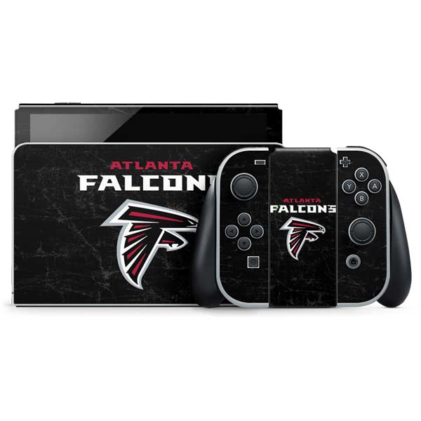 NFL Atlanta Falcons Distressed Nintendo Skins