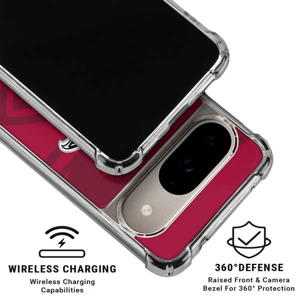 NFL Atlanta Falcons Double Vision Google Pixel 10 Clear Case