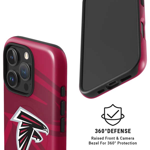 NFL Atlanta Falcons Double Vision iPhone 16 Pro Magsafe Impact Case