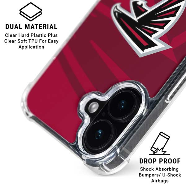 NFL Atlanta Falcons Double Vision iPhone 17 MagSafe Case