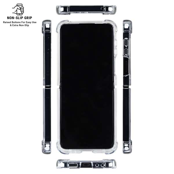 NFL Atlanta Falcons Galaxy Z Flip7 Clear Case