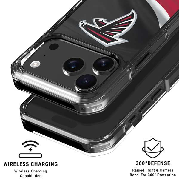 NFL Atlanta Falcons iPhone 17 Pro Clear Case