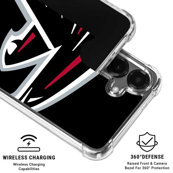 NFL Atlanta Falcons Large Logo Galaxy S26 Plus Clear Case
