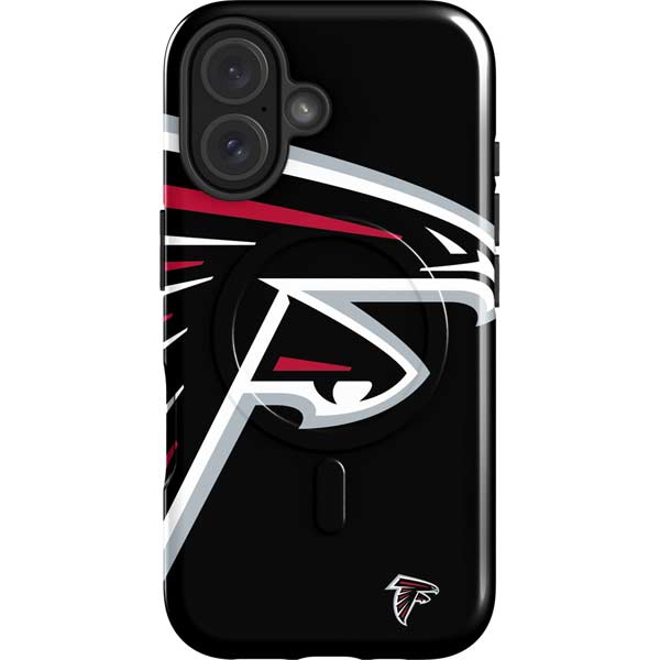 NFL Atlanta Falcons Large Logo iPhone 16 Magsafe Impact Case