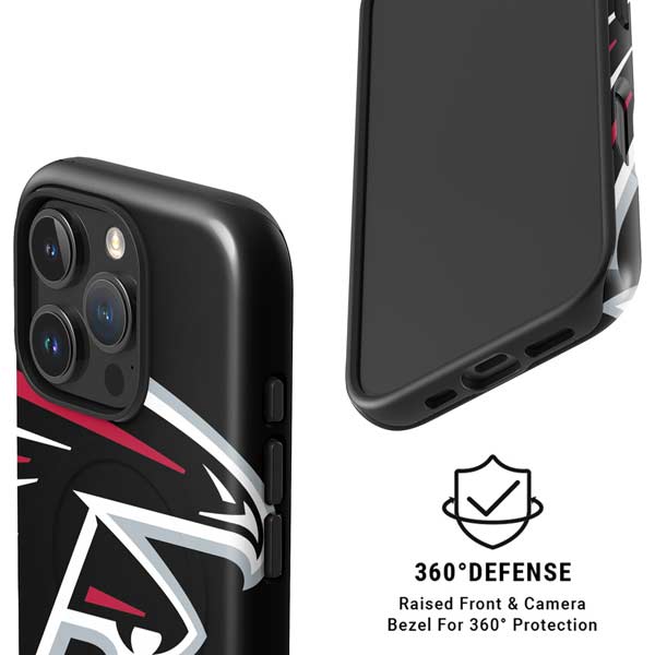 NFL Atlanta Falcons Large Logo iPhone 16 Pro Magsafe Impact Case
