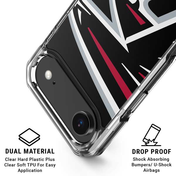 NFL Atlanta Falcons Large Logo iPhone 17 Air Clear Case