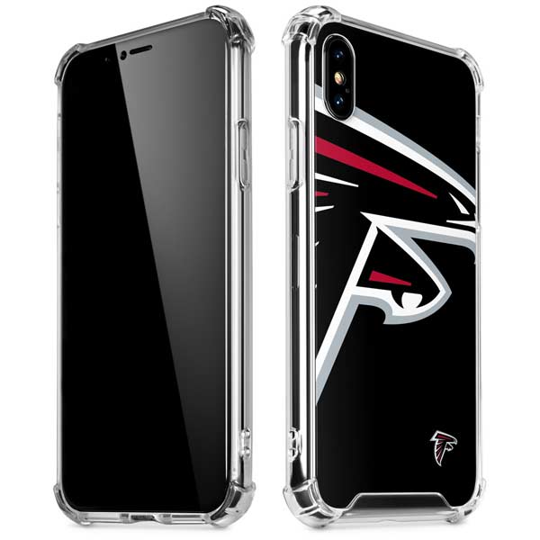 NFL Atlanta Falcons Large Logo iPhone X/XS Clear Case