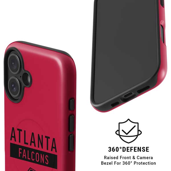 NFL Atlanta Falcons Red Performance Series iPhone 16 Magsafe Impact Case