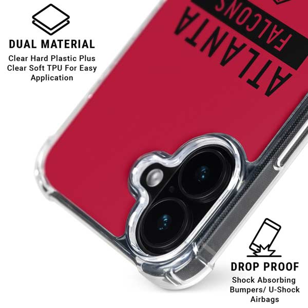 NFL Atlanta Falcons Red Performance Series iPhone 17 MagSafe Case