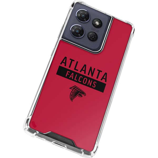 NFL Atlanta Falcons Red Performance Series Moto G 5G (2025) Clear Case