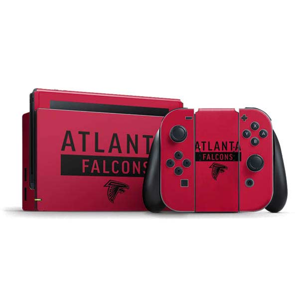 NFL Atlanta Falcons Red Performance Series Nintendo Skins