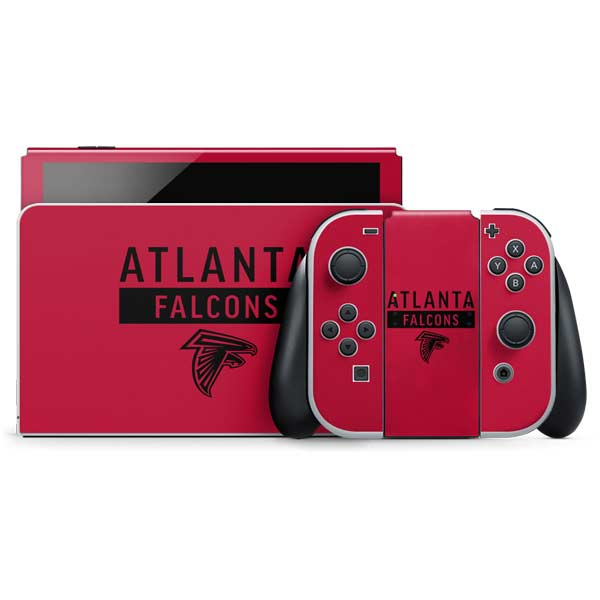 NFL Atlanta Falcons Red Performance Series Nintendo Skins