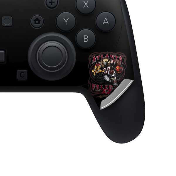 Liquid Blue NFL Atlanta Falcons Running Back Nintendo Switch 2 (2025) Pro Controller Skin