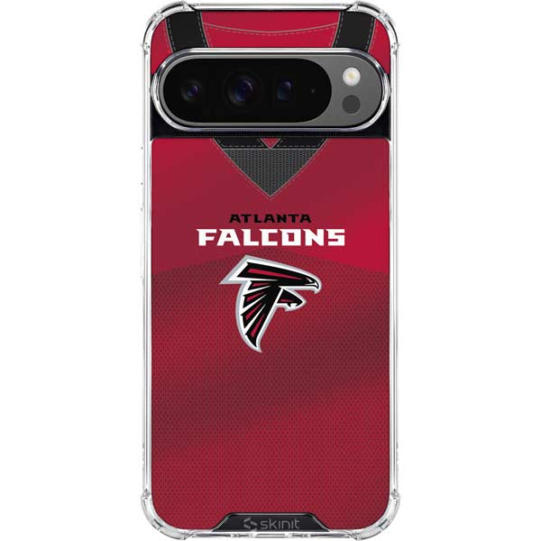 NFL Atlanta Falcons Team Jersey Google Pixel 10 Pro XL Clear Case