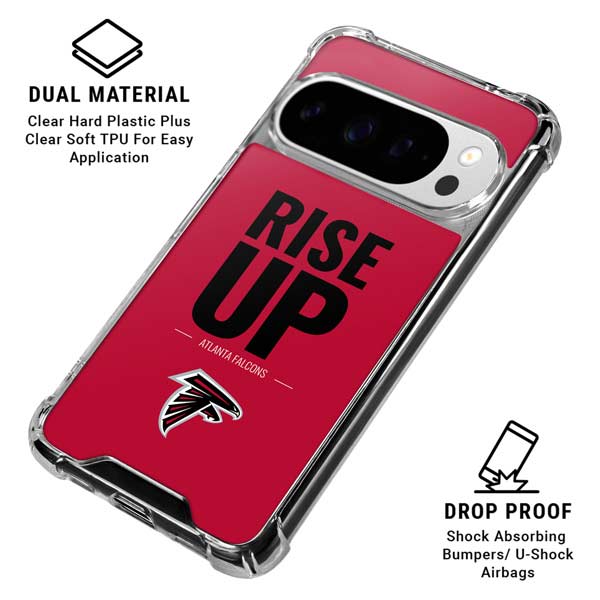 NFL Atlanta Falcons Team Motto Google Pixel 10 Pro Clear Case