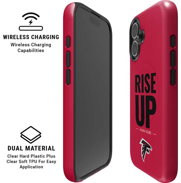 NFL Atlanta Falcons Team Motto iPhone 16 Magsafe Impact Case