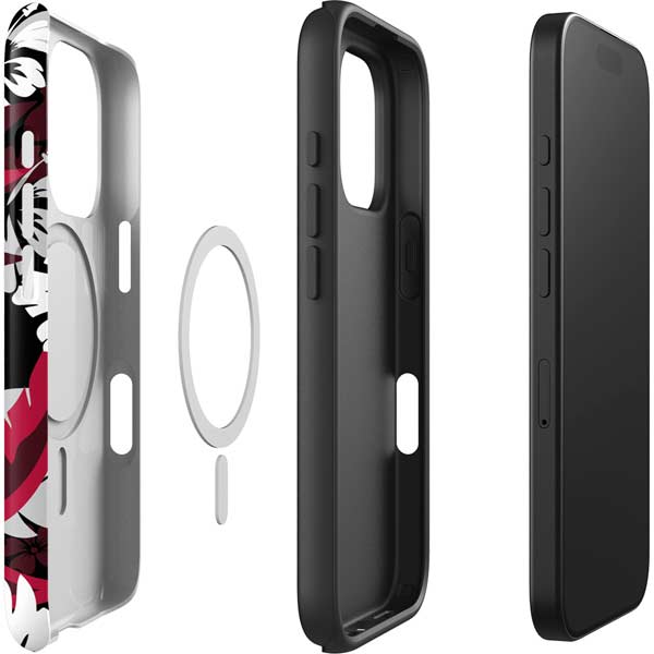 NFL Atlanta Falcons Tropical Print iPhone 16 Pro Max Magsafe Impact Case