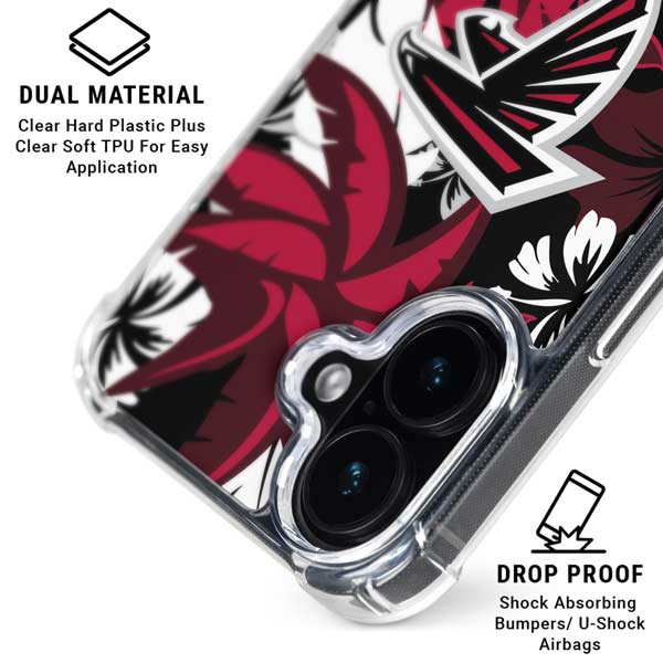 NFL Atlanta Falcons Tropical Print iPhone 17 MagSafe Case