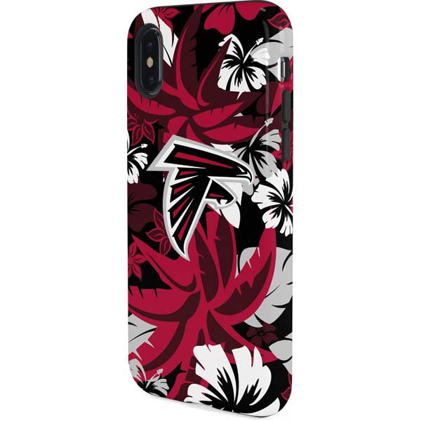 NFL Atlanta Falcons Tropical Print iPhone XS Pro Case