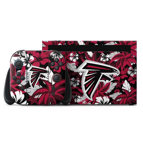 NFL Atlanta Falcons Tropical Print Nintendo Skins