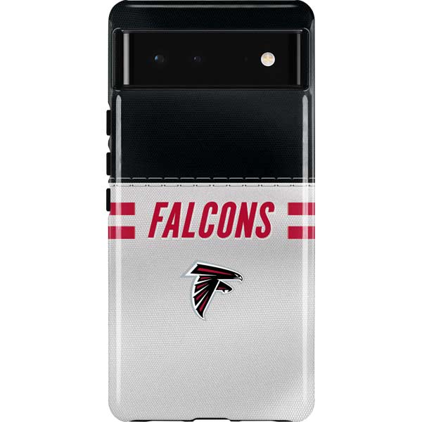 NFL Atlanta Falcons White Striped Pixel Cases