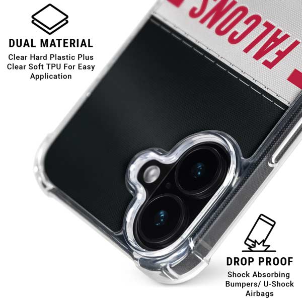 NFL Atlanta Falcons White Striped iPhone 17 MagSafe Case