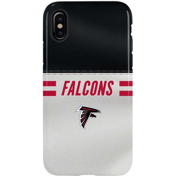 NFL Atlanta Falcons White Striped iPhone XS Pro Case