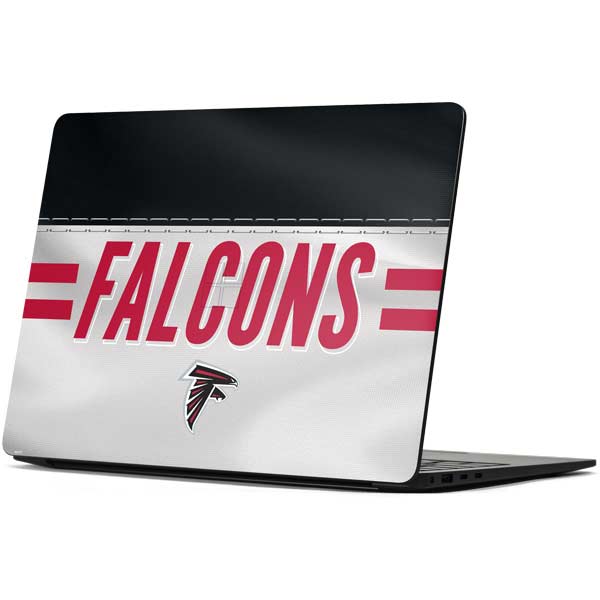 NFL Atlanta Falcons White Striped Surface Laptop 7 15in Skin