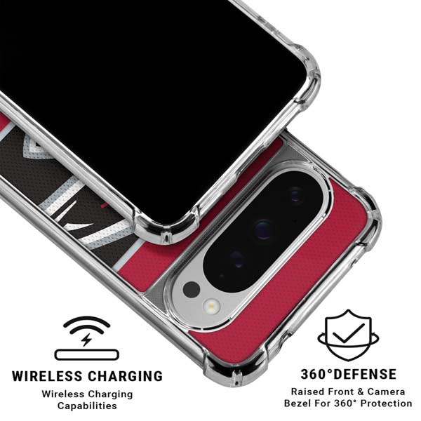 NFL Atlanta Falcons Zone Block Google Pixel 10 Pro Clear Case