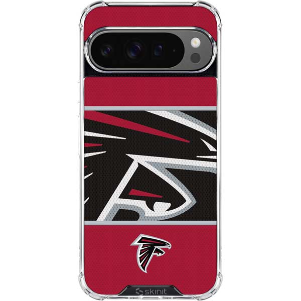 NFL Atlanta Falcons Zone Block Google Pixel 10 Pro XL Clear Case