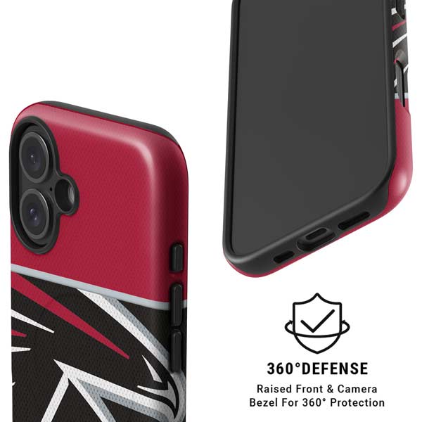 NFL Atlanta Falcons Zone Block iPhone 16 Plus Magsafe Impact Case