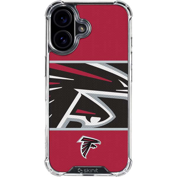 NFL Atlanta Falcons Zone Block iPhone 17 Clear Case