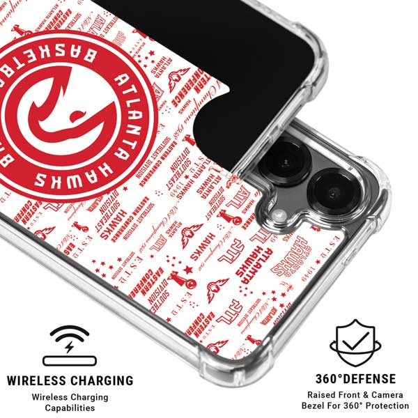 NBA Atlanta Hawks Blast Galaxy S26 Clear Case
