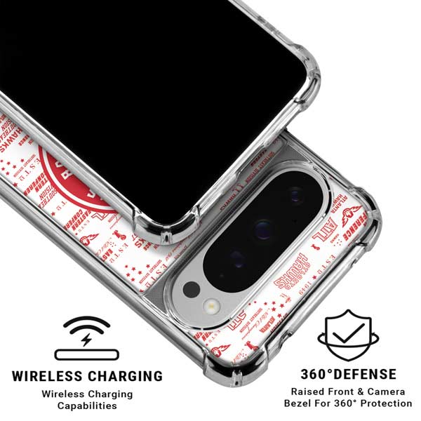NBA Atlanta Hawks Blast Google Pixel 10 Pro Clear Case