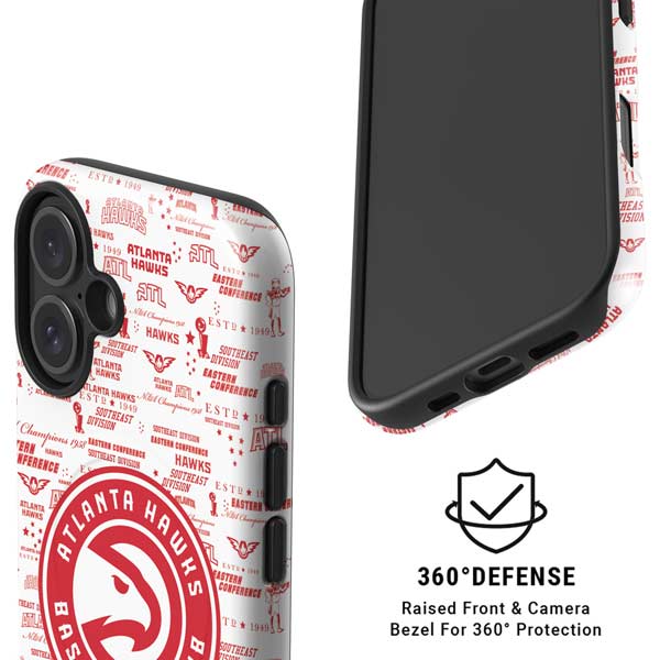 NBA Atlanta Hawks Blast iPhone 16 Magsafe Impact Case