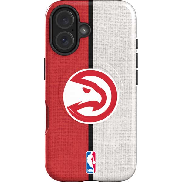 NBA Atlanta Hawks Canvas iPhone 16 Plus Magsafe Impact Case