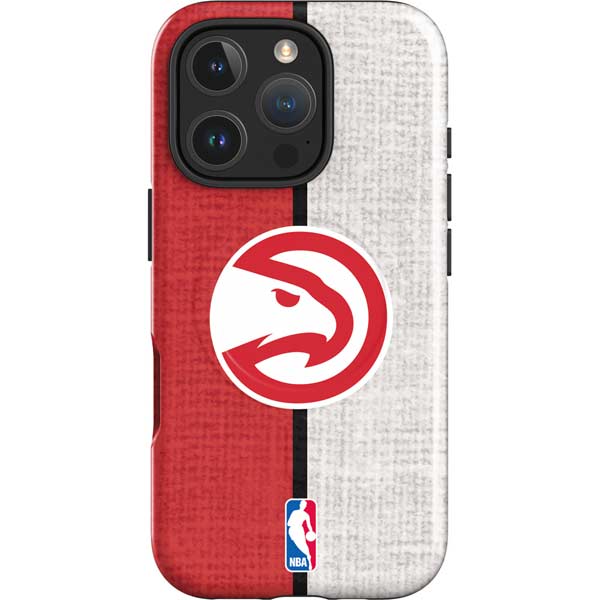 NBA Atlanta Hawks Canvas iPhone 16 Pro Max Magsafe Impact Case