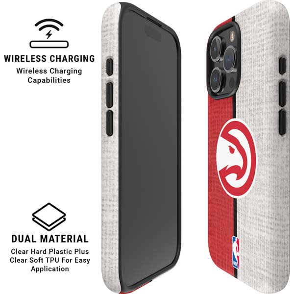 NBA Atlanta Hawks Canvas iPhone 16 Pro Max Magsafe Impact Case
