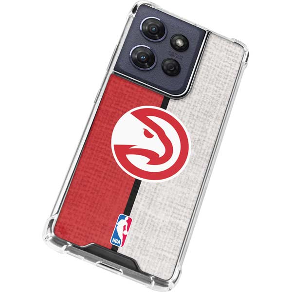NBA Atlanta Hawks Canvas Moto G Play 5G (2025) Clear Case