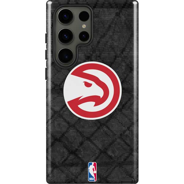 NBA Atlanta Hawks Dark Rust Galaxy S23 Ultra Pro Case
