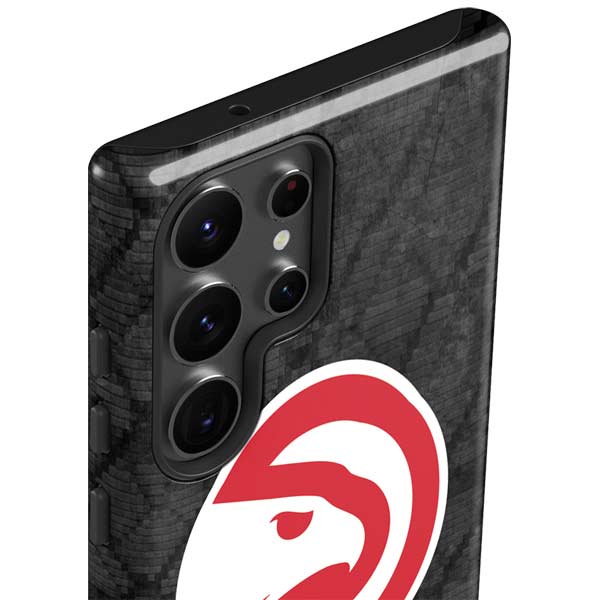 NBA Atlanta Hawks Dark Rust Galaxy S23 Ultra Pro Case