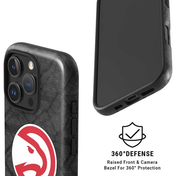 NBA Atlanta Hawks Dark Rust iPhone 16 Pro Max Magsafe Impact Case