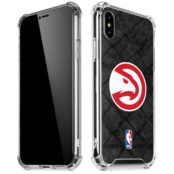 NBA Atlanta Hawks Dark Rust iPhone X/XS Clear Case